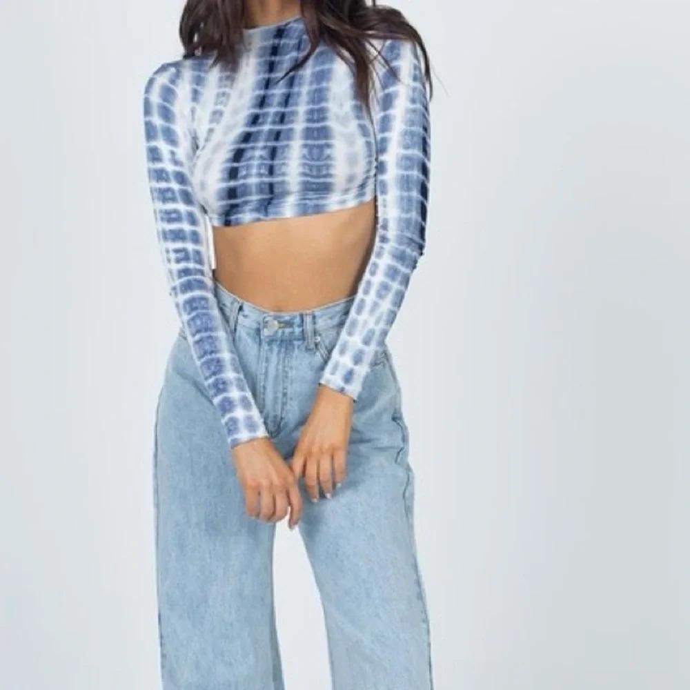 Princess Polly Open Back Tie‎ Dye Crop Top